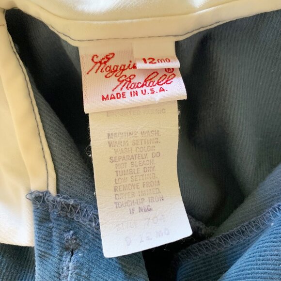 Vintage Maggie Mackall Corduroy Jumpsuit • 9-12 Months - Picture 6 of 6